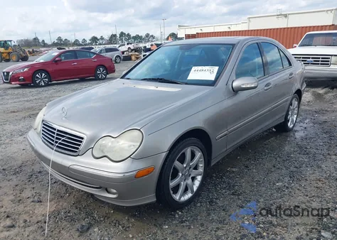 2003 Mercedes-Benz C 230 Kompressor Sport from USA, damaged, VIN WDBRF40J73F418559